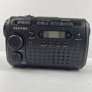 Sentry PR911 NOAA Weather Band Radio Flashlight Emergency Siren 3-Way Power